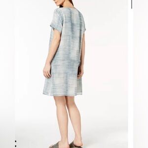 Eileen Fisher silk boatneck dress xl